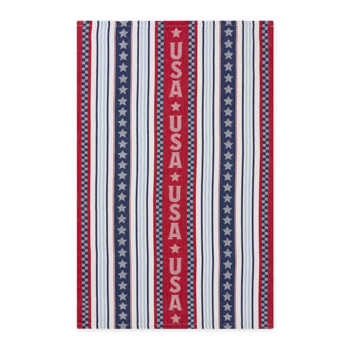 USA Stripes Jacquard Dishtowel