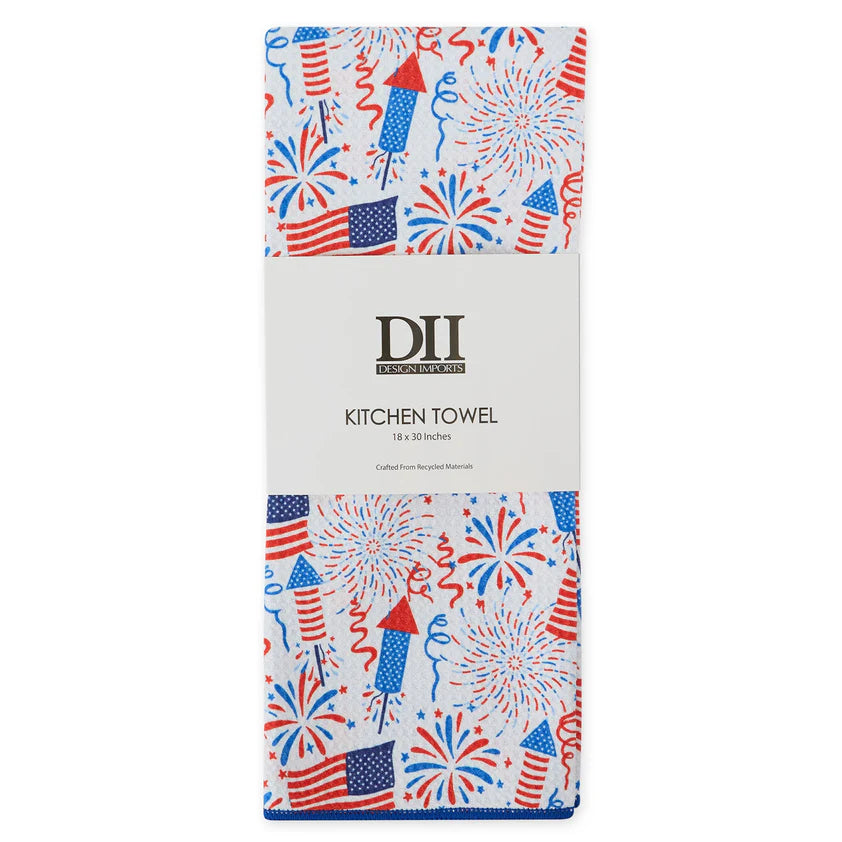 Americana Printed Microfiber Dishtowel