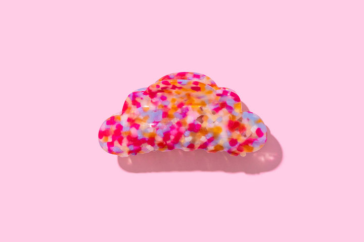 Taylor Elliott Designs Claw Hair Clip Colorful Scallop