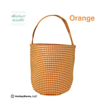 Gingham Halloween Treat Bag