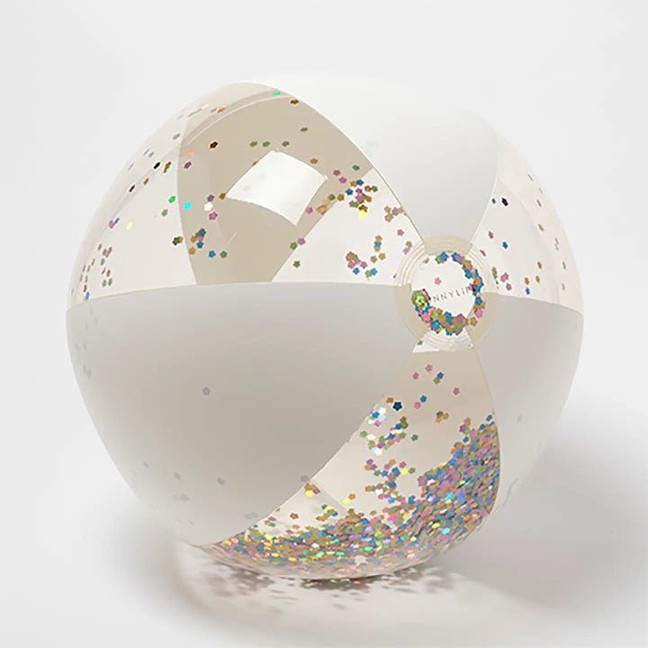 Sunny Life Cotton Candy Glitter Inflatable Beach Ball