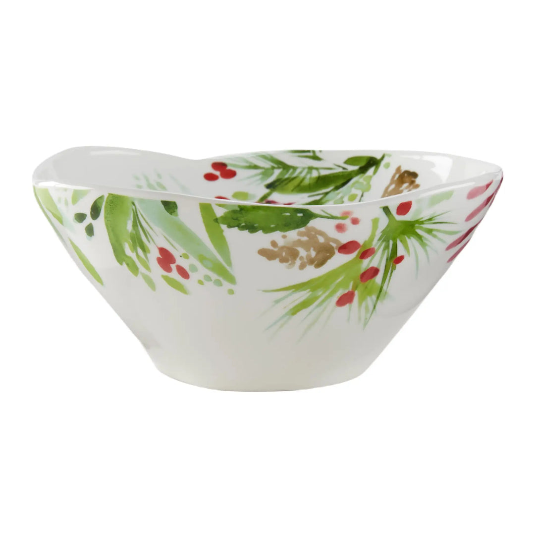 Winter Botanical Medium Serving Bowl