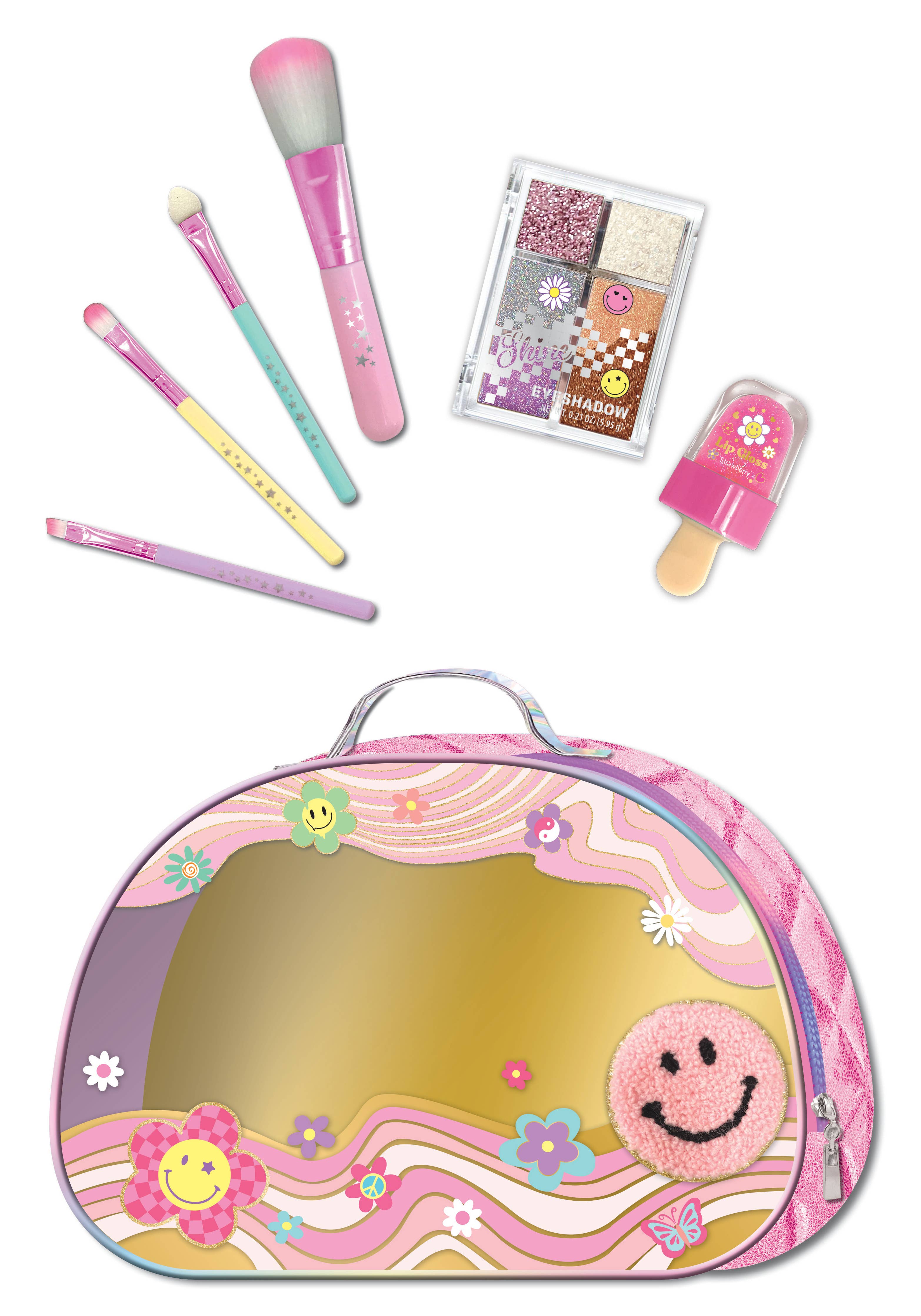 Hot Focus Glamz Beauty Bag Groovy Flower – Sunset & Co.