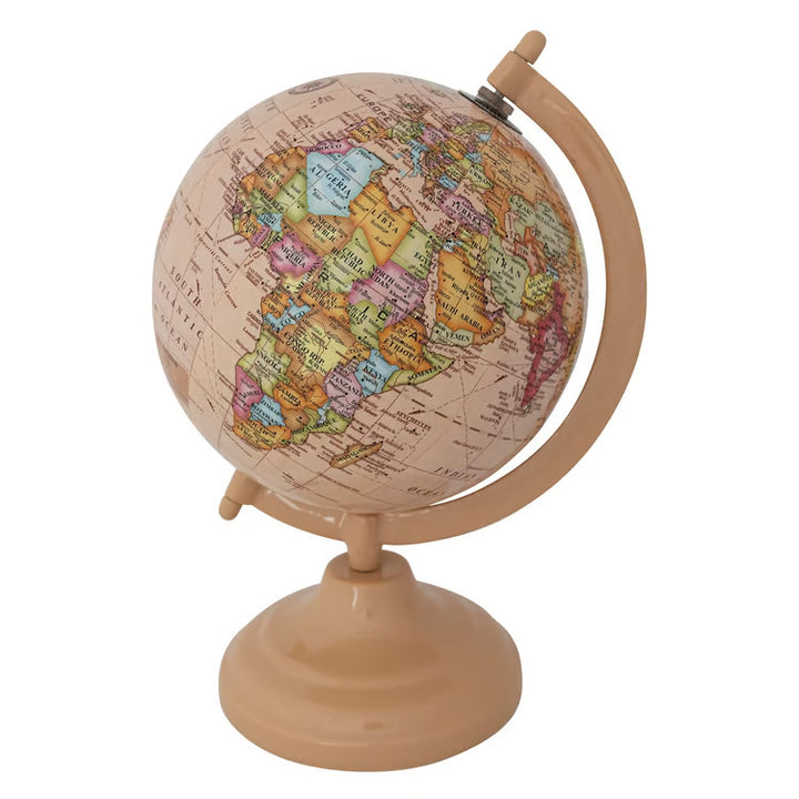 Hazel Mazel Enameled Plastic Globe on Metal Stand