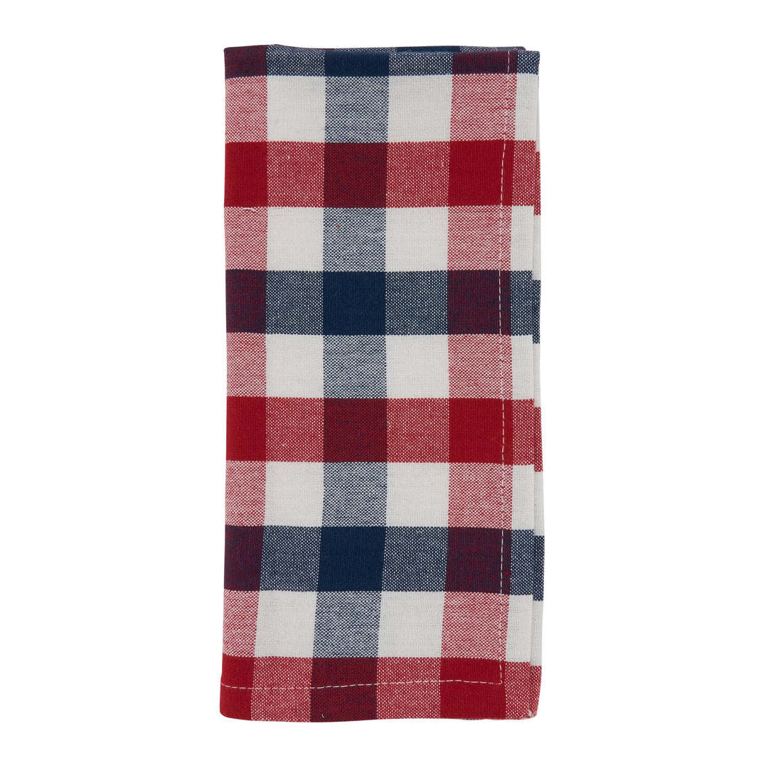 Patriotic Gingham Check Napkin
