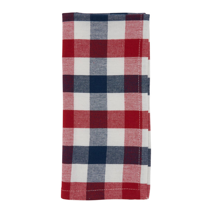 Patriotic Gingham Check Napkin