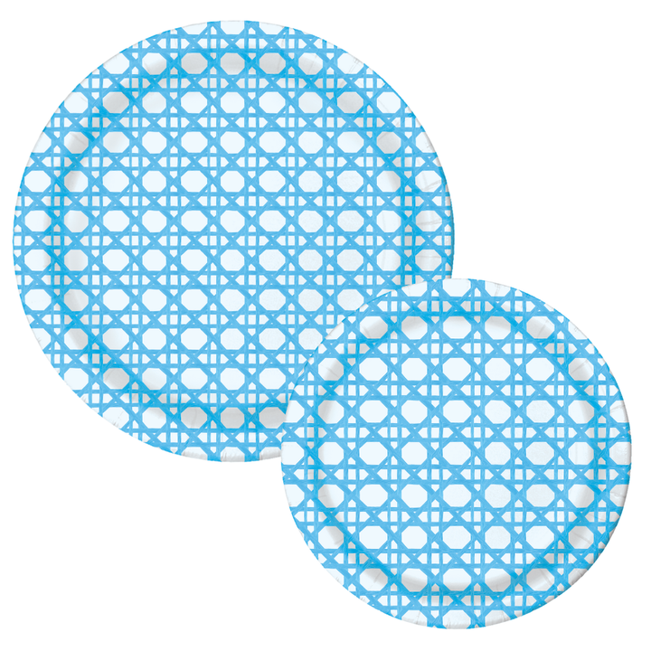 Lucy Grymes Blue Cane Heavy-Duty Paper Plate