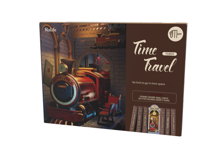 Robotime DIY Book Nook Shelf Insert Time Travel