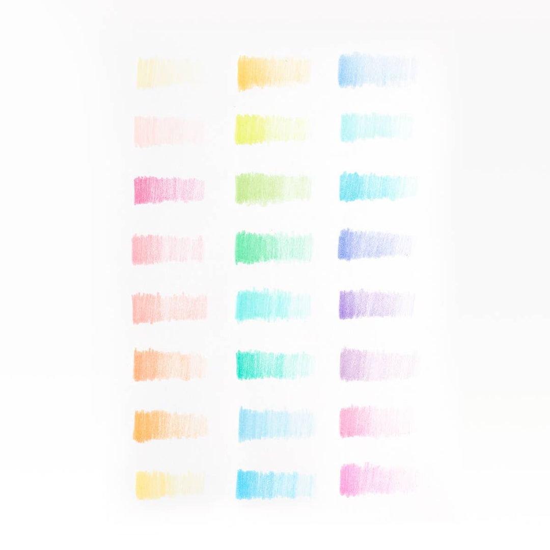 OOLY Pastel Hues Soft-Hued Colored Pencils