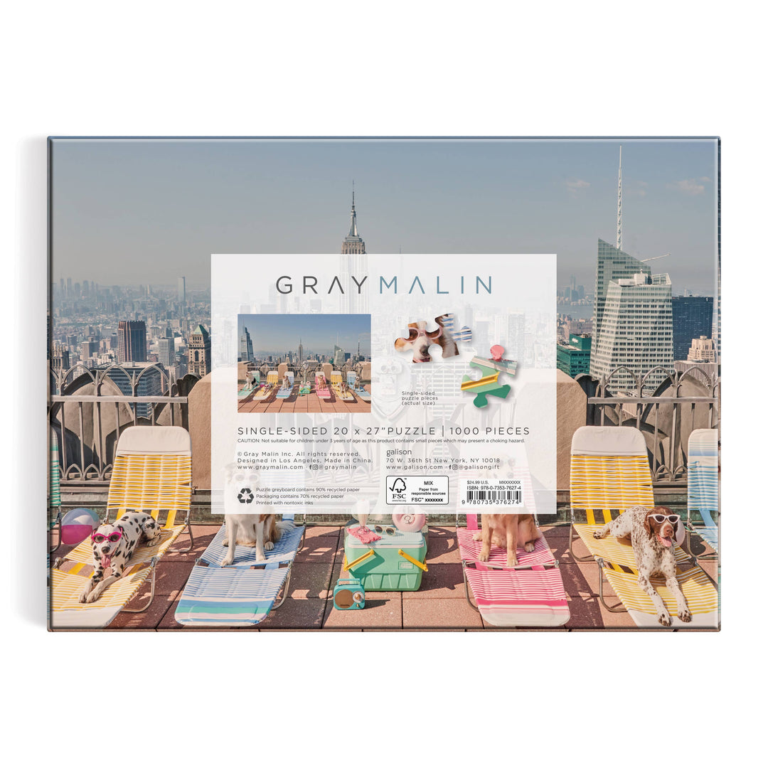 Gray Malin "The Dogs of New York City" 1000 Piece Puzzle