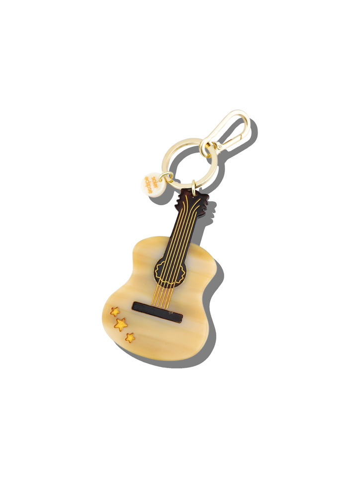 Solar Eclipse Guitar Bag Charm + Keychain