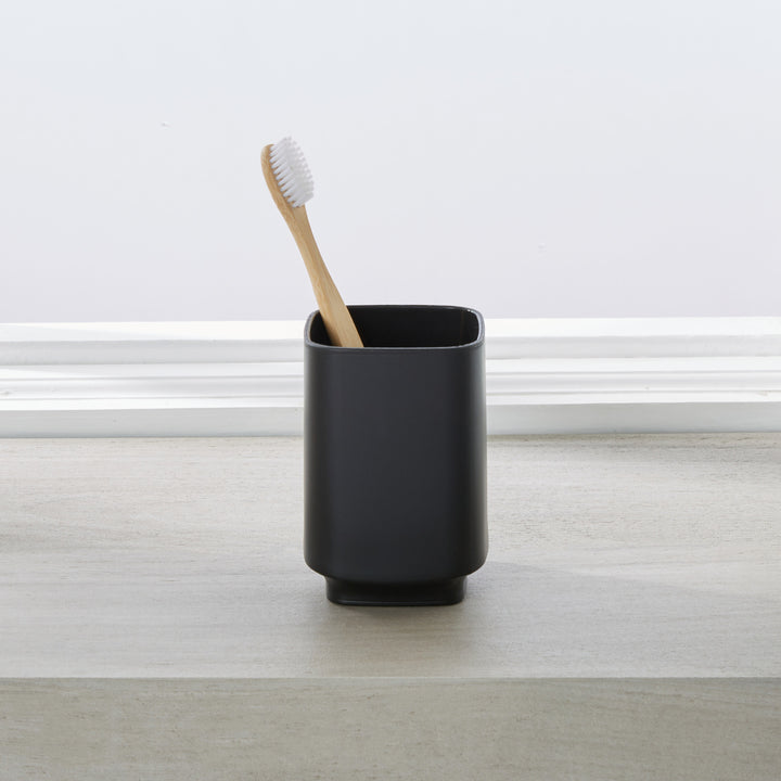 Aspen Black Bathroom Tumbler