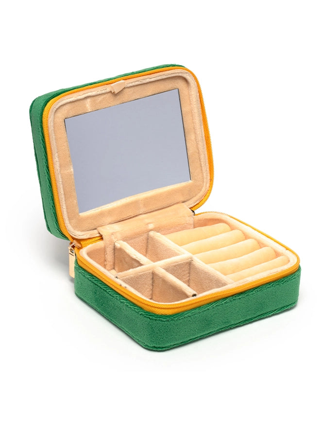 Living Royal "Press For Champagne" Velvet Jewelry Case