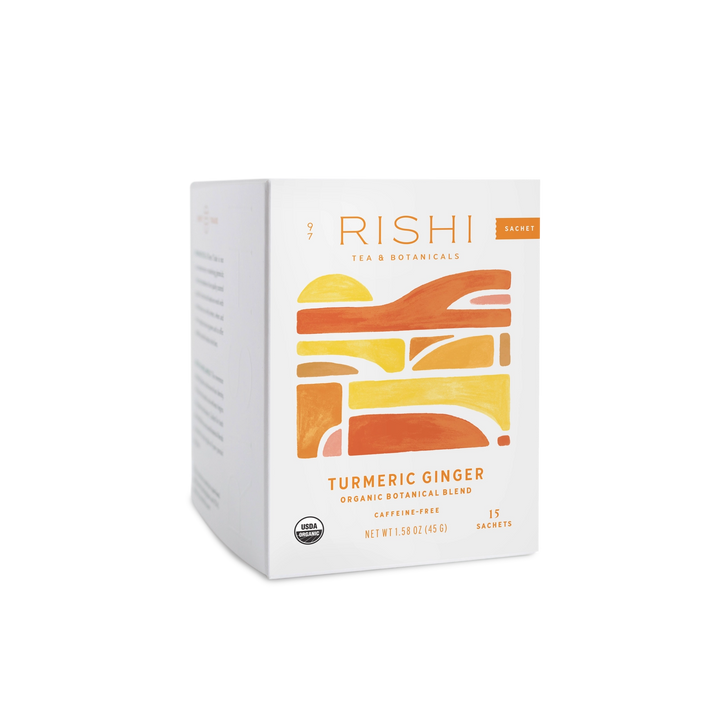 Turmeric Ginger Organic Herbal Tea Sachets