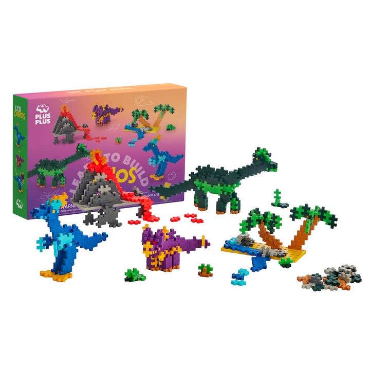 Plus-Plus USA Learn To Build Dinosaurs