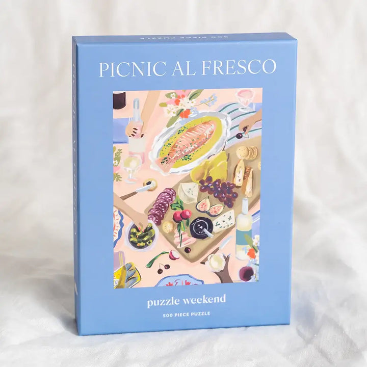 Puzzle Weekend Picnic Al Fresco 500 Piece Jigsaw Puzzle