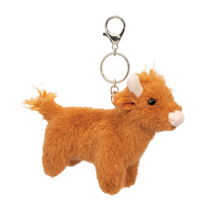 Douglas Cuddle Toys  Highland Cow Bag Charm