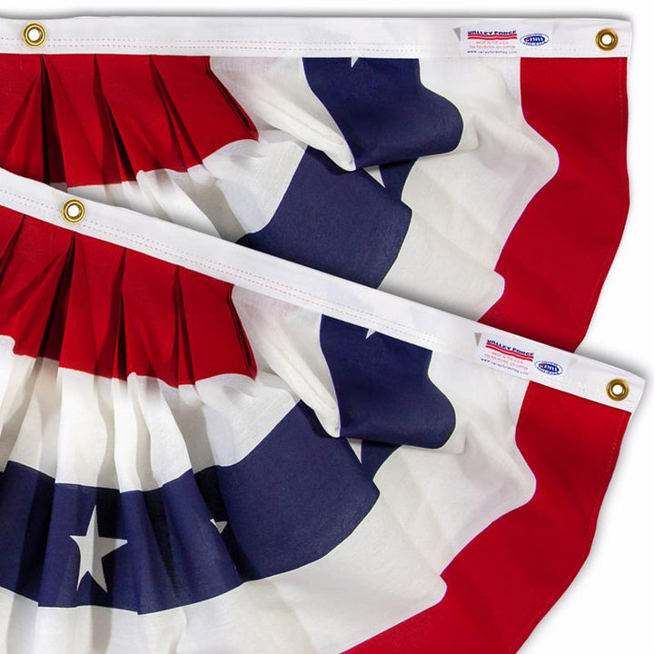 Valley Forge Pleated Fan Flag