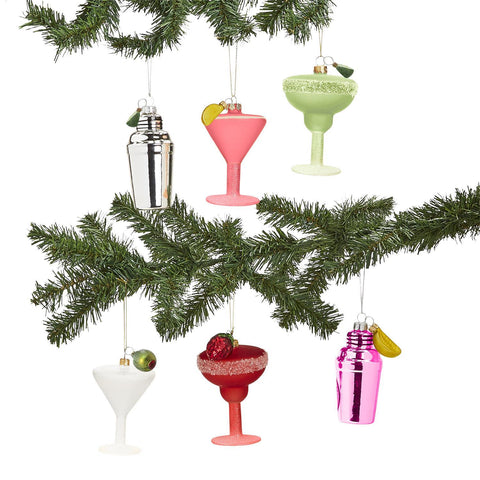 Cocktail Hour Ornament - Assorted