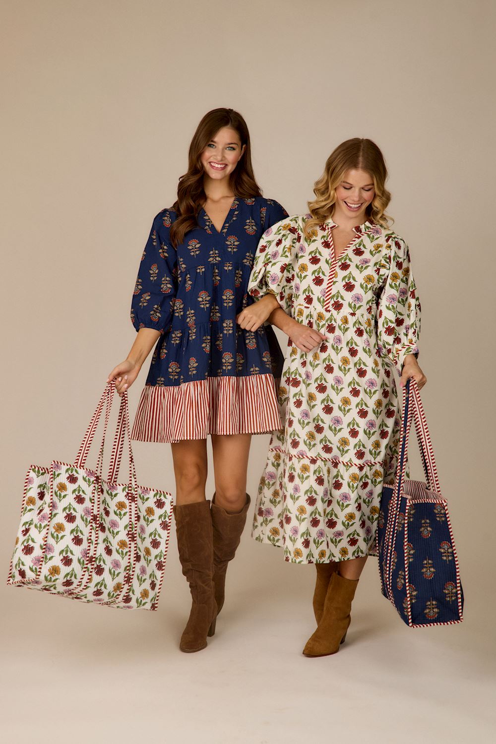 Harvest Block Print Tote