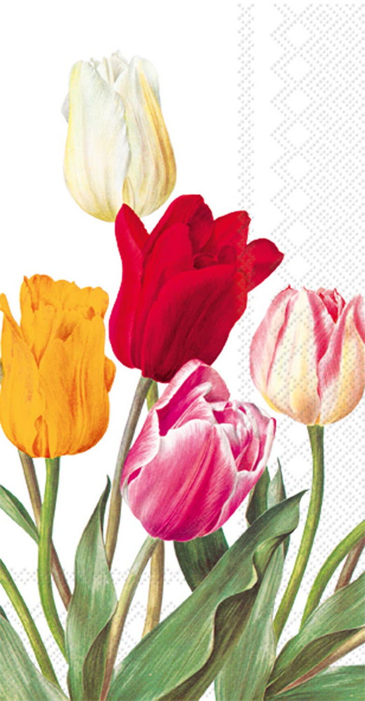 Tulips Paper Guest Towels