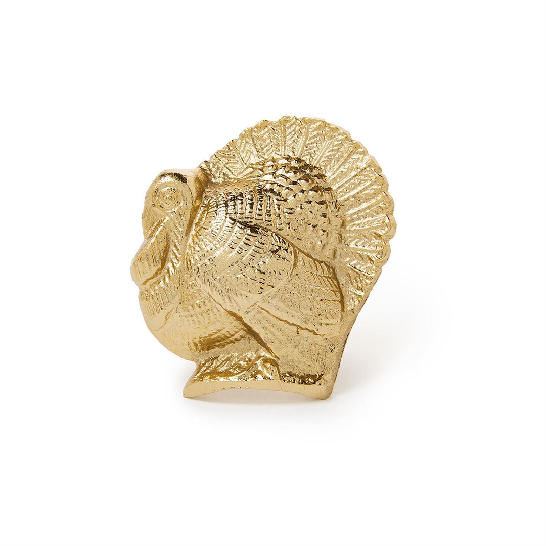 Golden Turkey Napkin Ring