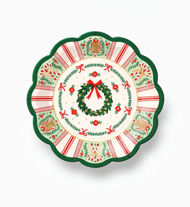 Rifle Paper Co. Holly Jolly Small Paper Plates