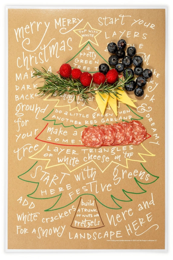 Color Box Design Christmas Tree Charcuterie Cheat Sheet
