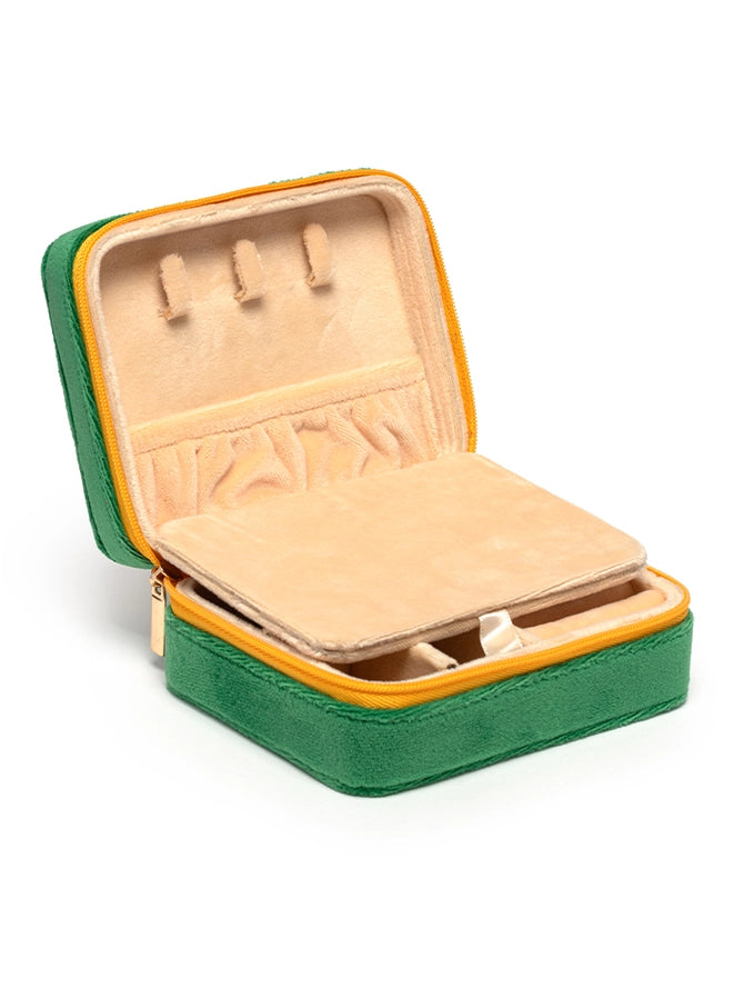 Living Royal "Press For Champagne" Velvet Jewelry Case