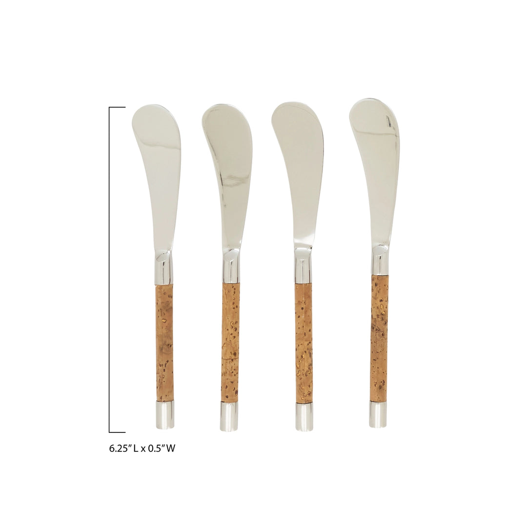 Artisan Cork-Handled Spreader Set