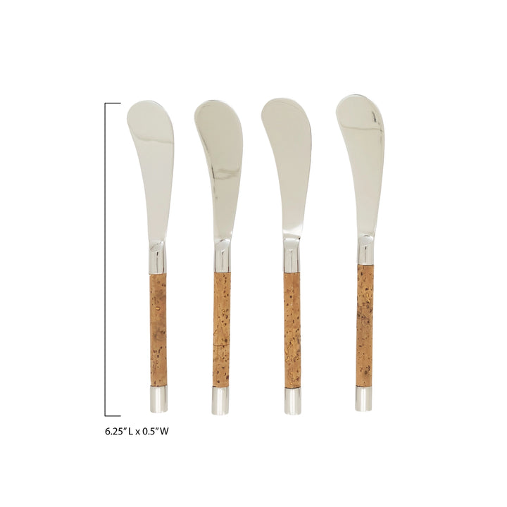 Artisan Cork-Handled Spreader Set