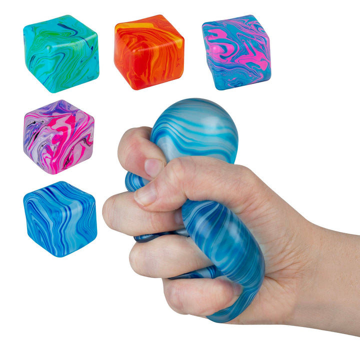 Cool Cube Swirls Sensory Squishy (Colors May Vary)