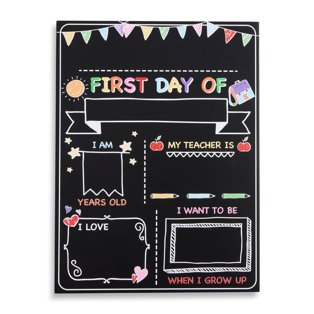 Core Home First Day of School Chalk Board
