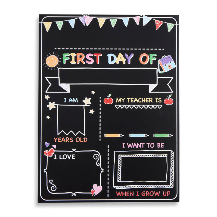 Core Home First Day of School Chalk Board