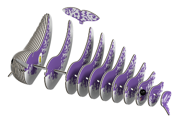 EUGY Narwhal 3D Puzzle
