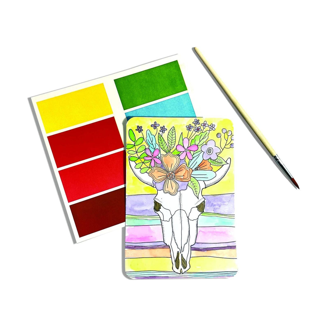 Ooly Scenic Hues: D.I.Y. Watercolor Art Kit - Desert Getaway