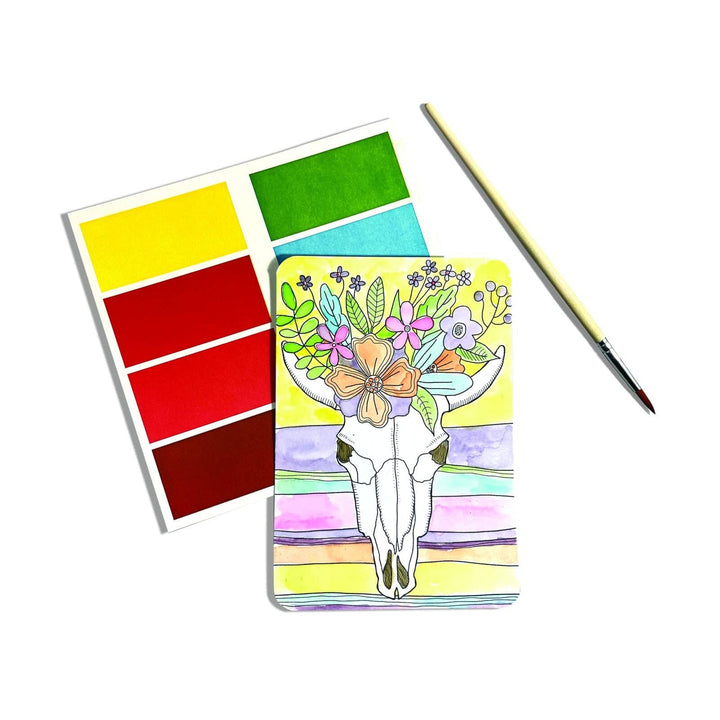 Ooly Scenic Hues: D.I.Y. Watercolor Art Kit - Desert Getaway