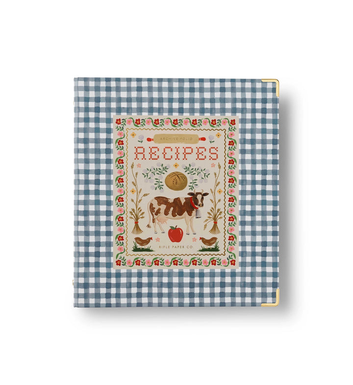 Rifle Paper Co. Home Sweet Home Recipe Binder