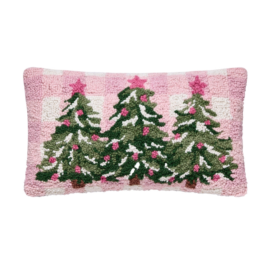 Pecking Handicrafts Whimsy Christmas Tree Hook Pillow