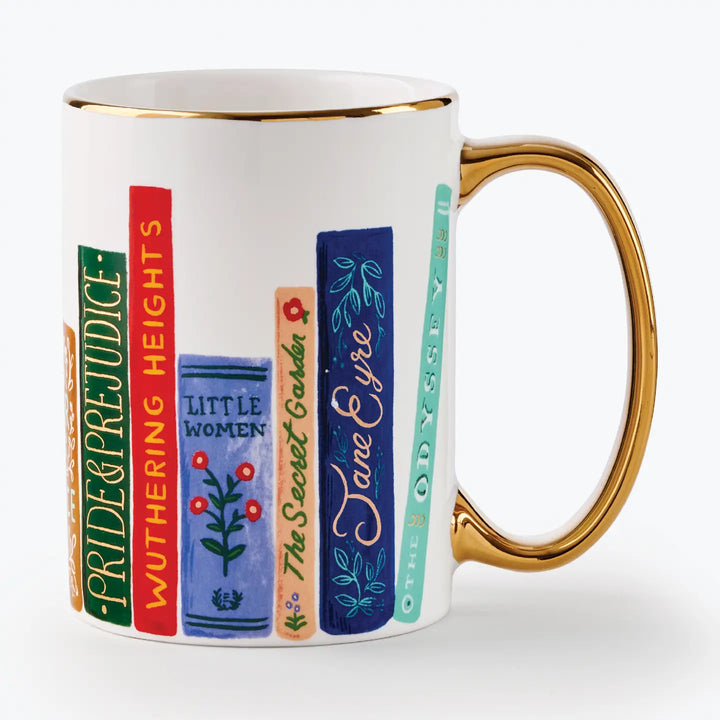 Rifle Paper Co. Book Club Porcelain Mug