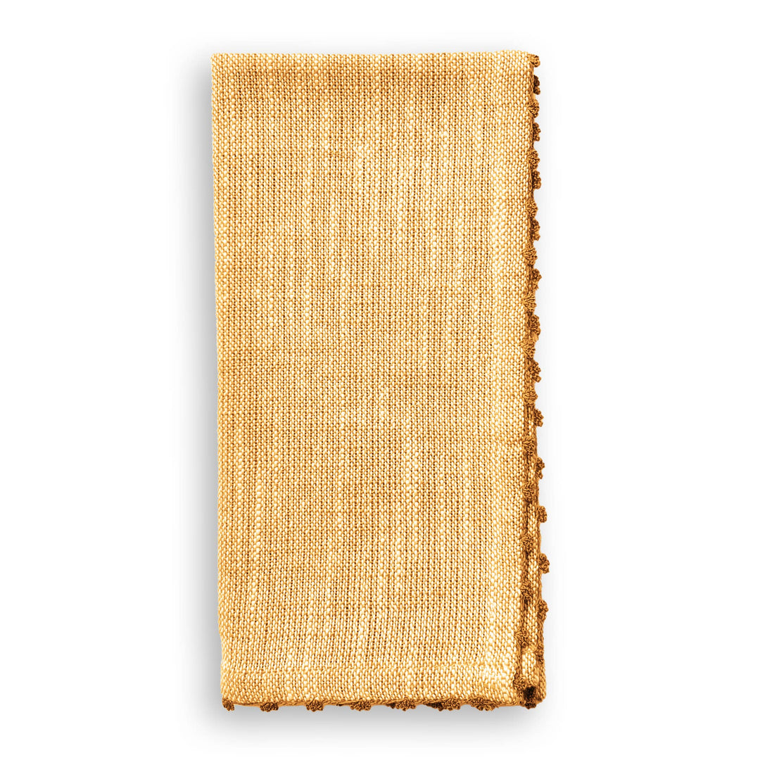 French Graffiti Knotted Edge Cotton Napkin