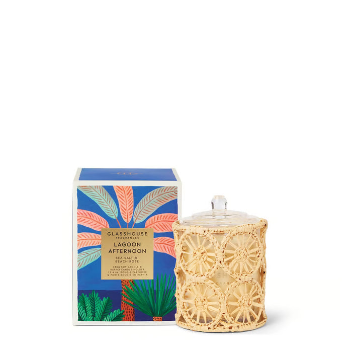 Glasshouse Fragrances Lagoon Afternoon Scented Soy Candle