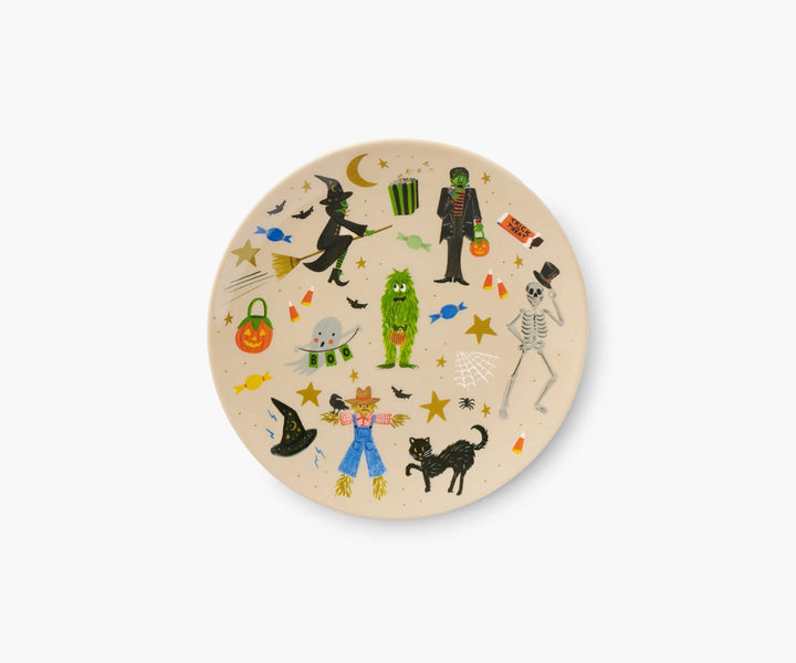Rifle Paper Co. Halloween Parade Melamine Dessert Plate