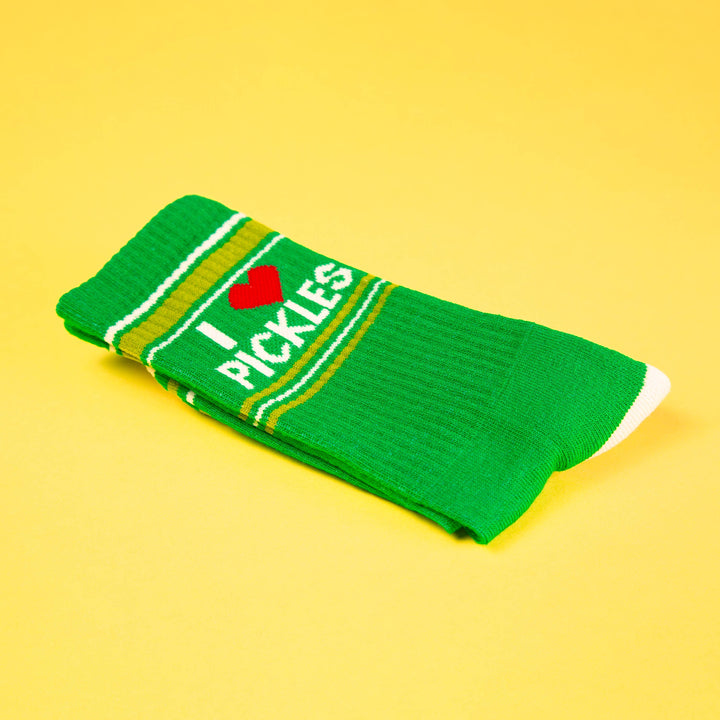 Gumball Poodle I ❤️ Pickles Gym Crew Socks