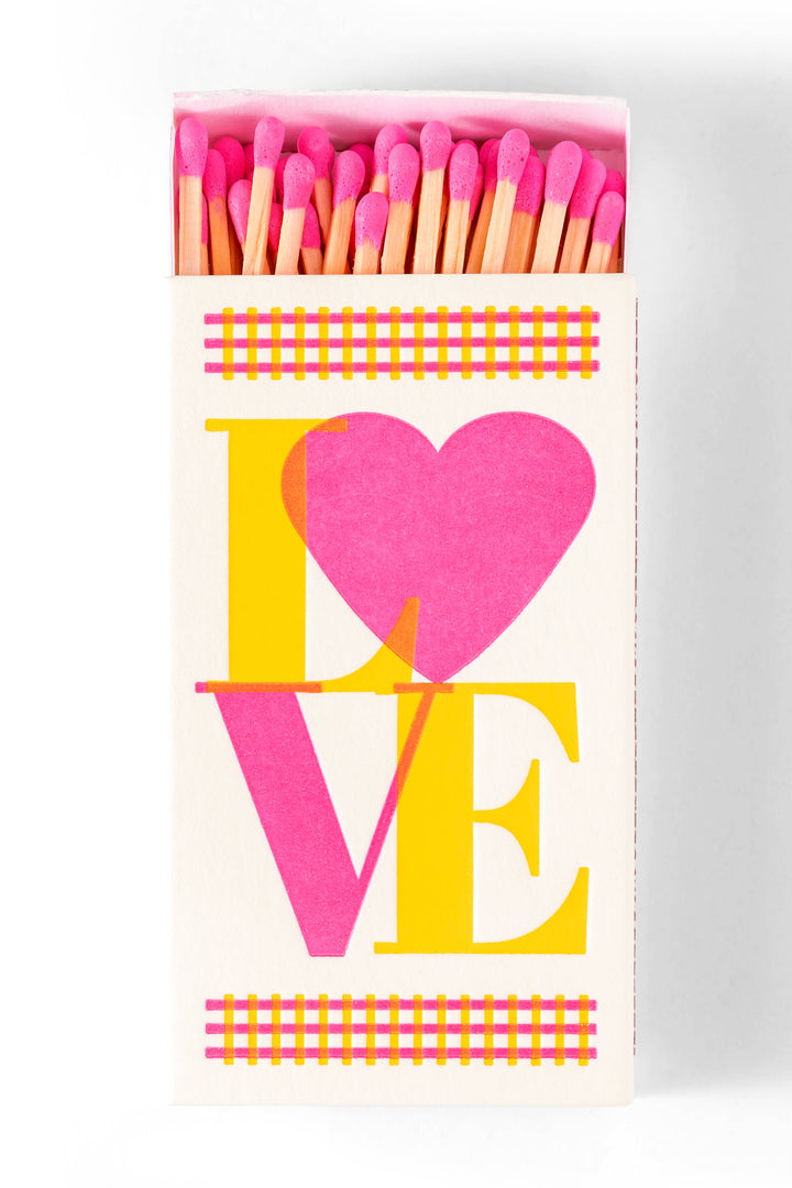 Color Box Design LOVE Safety Matches