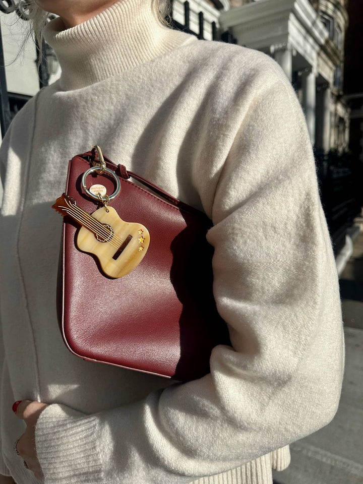 Solar Eclipse Guitar Bag Charm + Keychain