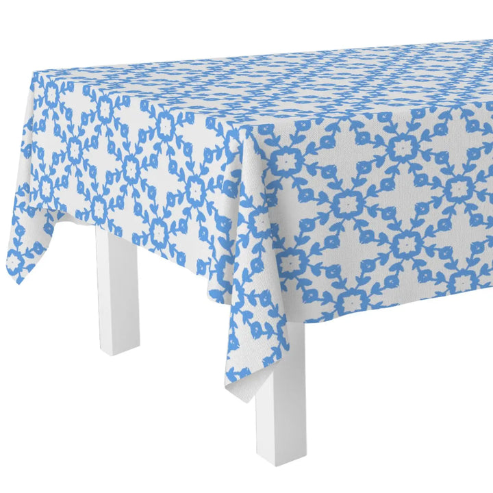 Laura Park Designs Highlands Blue Tablecloth