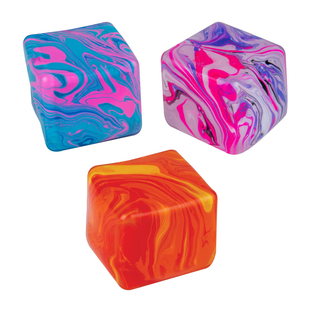 Cool Cube Swirls Sensory Squishy (Colors May Vary)
