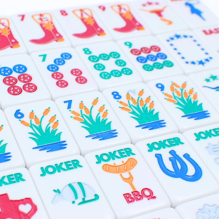 My Fair Mahjong The Texas Series | Mahjong with Lone Star Flair Tile Set