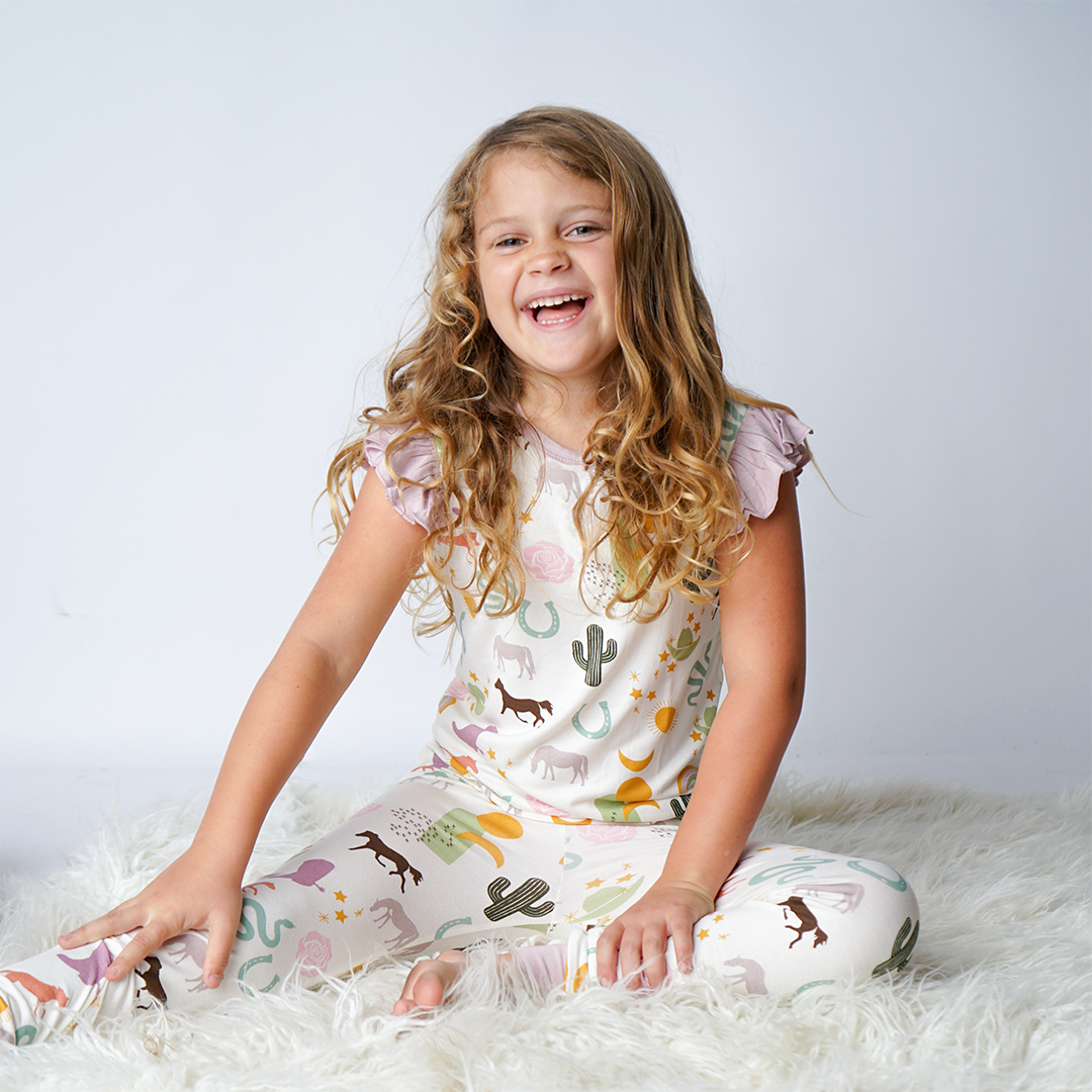 Emerson and Friends Kid's Wild and Free Bamboo Pajama Set